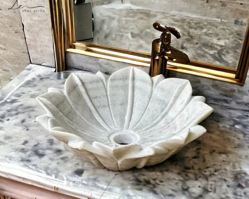 Marble Wash Basin Set